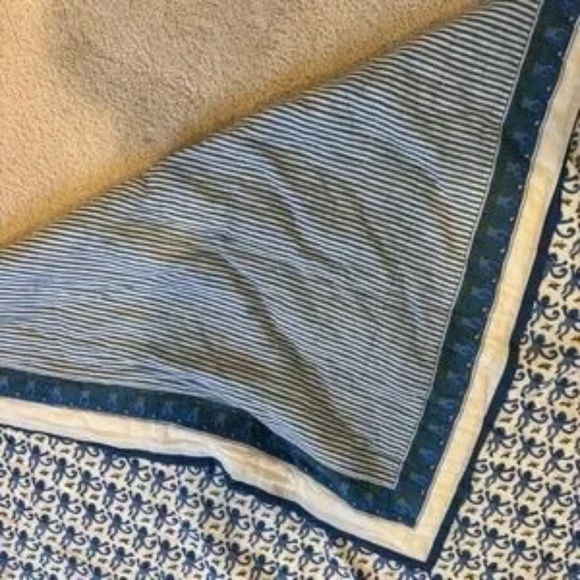 Roller Rabbit - Blue Monkey Quilt - Size Twin / Twin XL - Picture 2 of 3